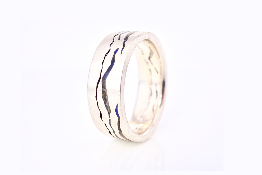 Personalized Sea to Sky Mountain Ring featuring your favorite mountain range