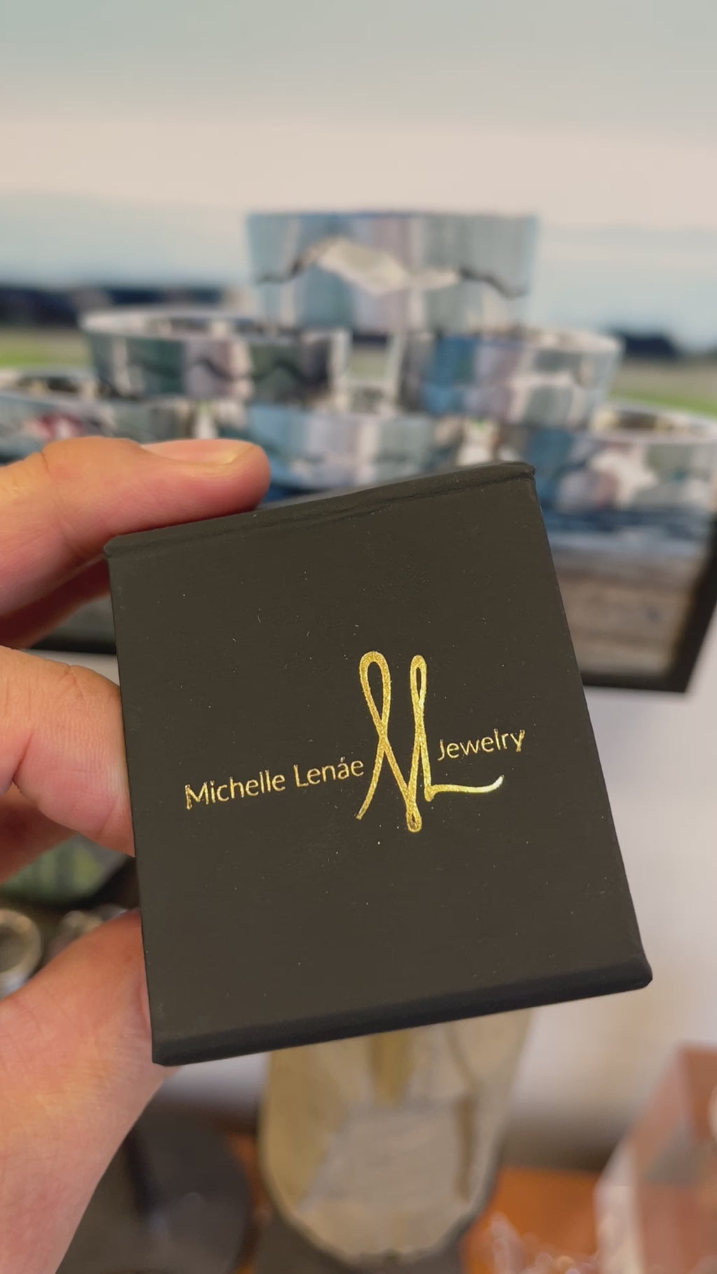 Rose Gold Inlay Ring made to order with your choice gemstone inlay 