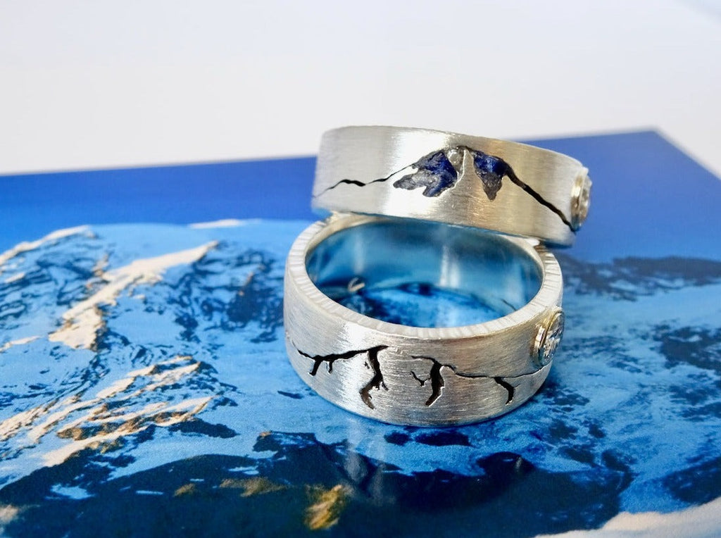 Mt Hood Summit Rings can be personalized to be a true one of a kind ring