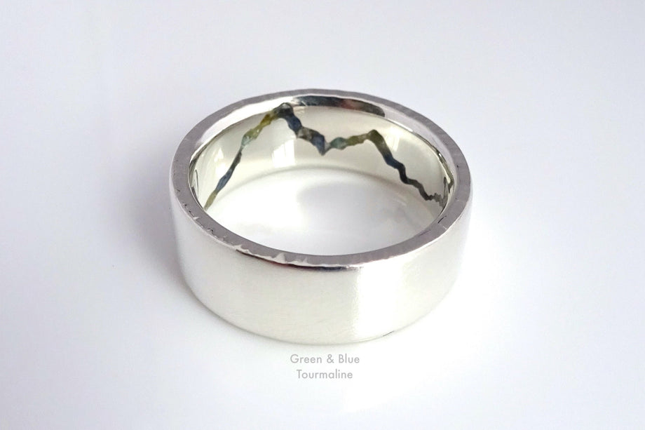 Hidden Range Inlay Mountain Ring – Michelle Lenae Jewelry