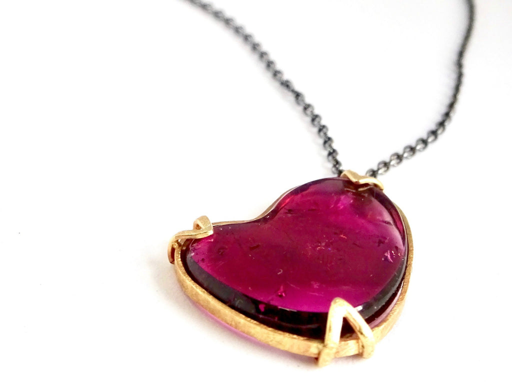 Wild Heart Pink Tourmaline Necklace