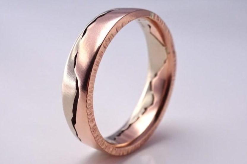 Mixed Gold Mountain Ring featuring signature details and true comfort fit